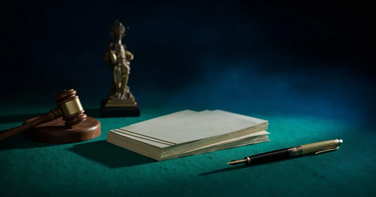 auction gavel with collectibles on a baize table